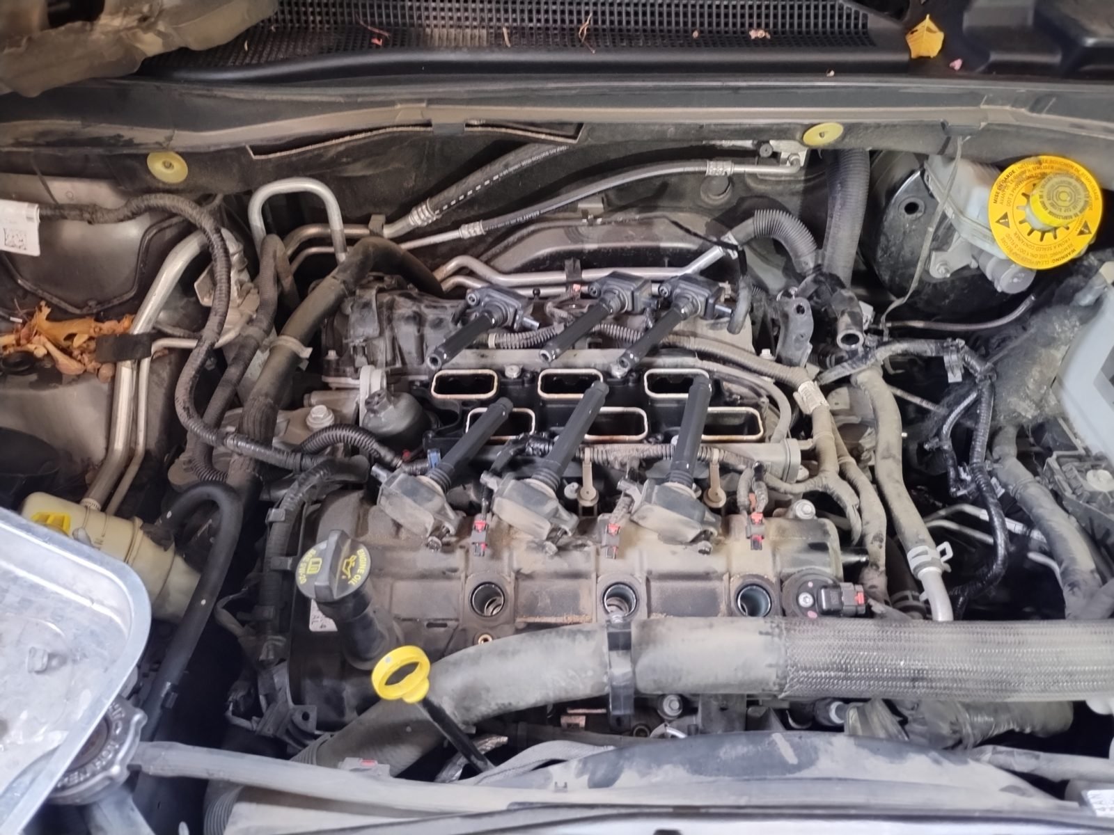 On-site diagnostics scan tool plugged into a vehicle in Atlanta