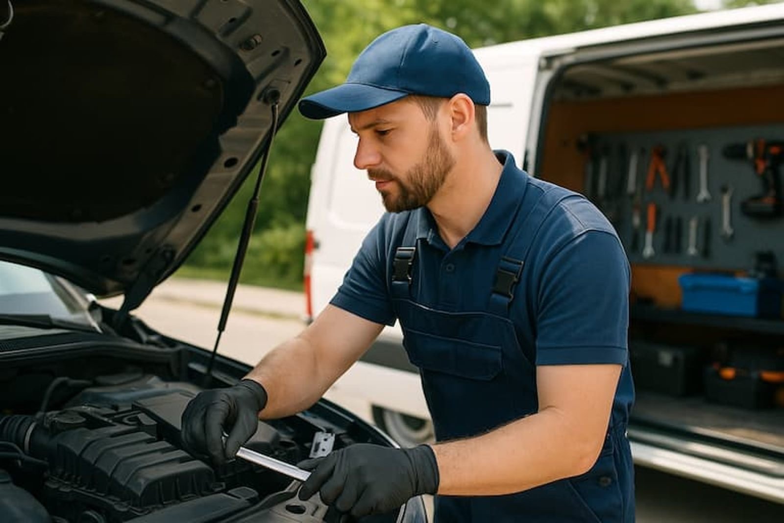 Atlanta Auto Repair Pro mobile mechanic service van and tools in Atlanta, GA
